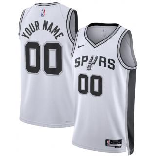 Custom, San Antonio Spurs White - Icon Edition